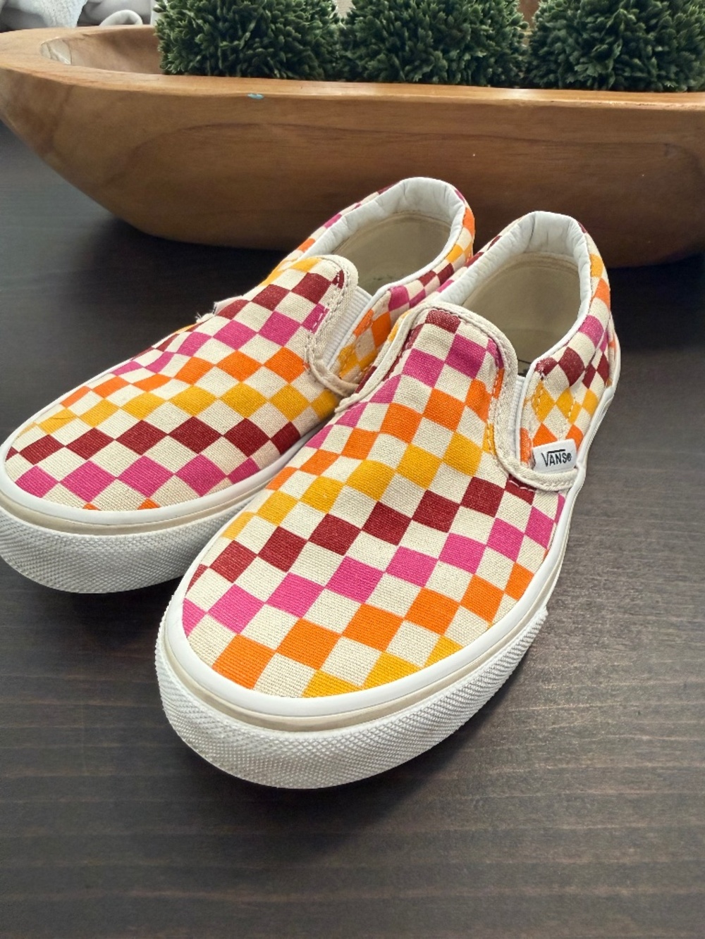 Girls Vans slip ons